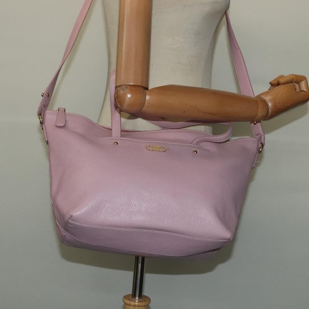 Salvatore Ferragamo Salvatore Ferragamo Gancini Tote Leather Size ONE SIZE - 14 Thumbnail