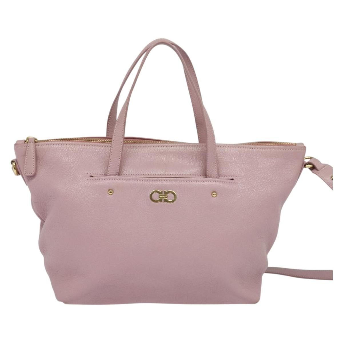 Salvatore Ferragamo Salvatore Ferragamo Gancini Tote Leather Size ONE SIZE - 19 Thumbnail