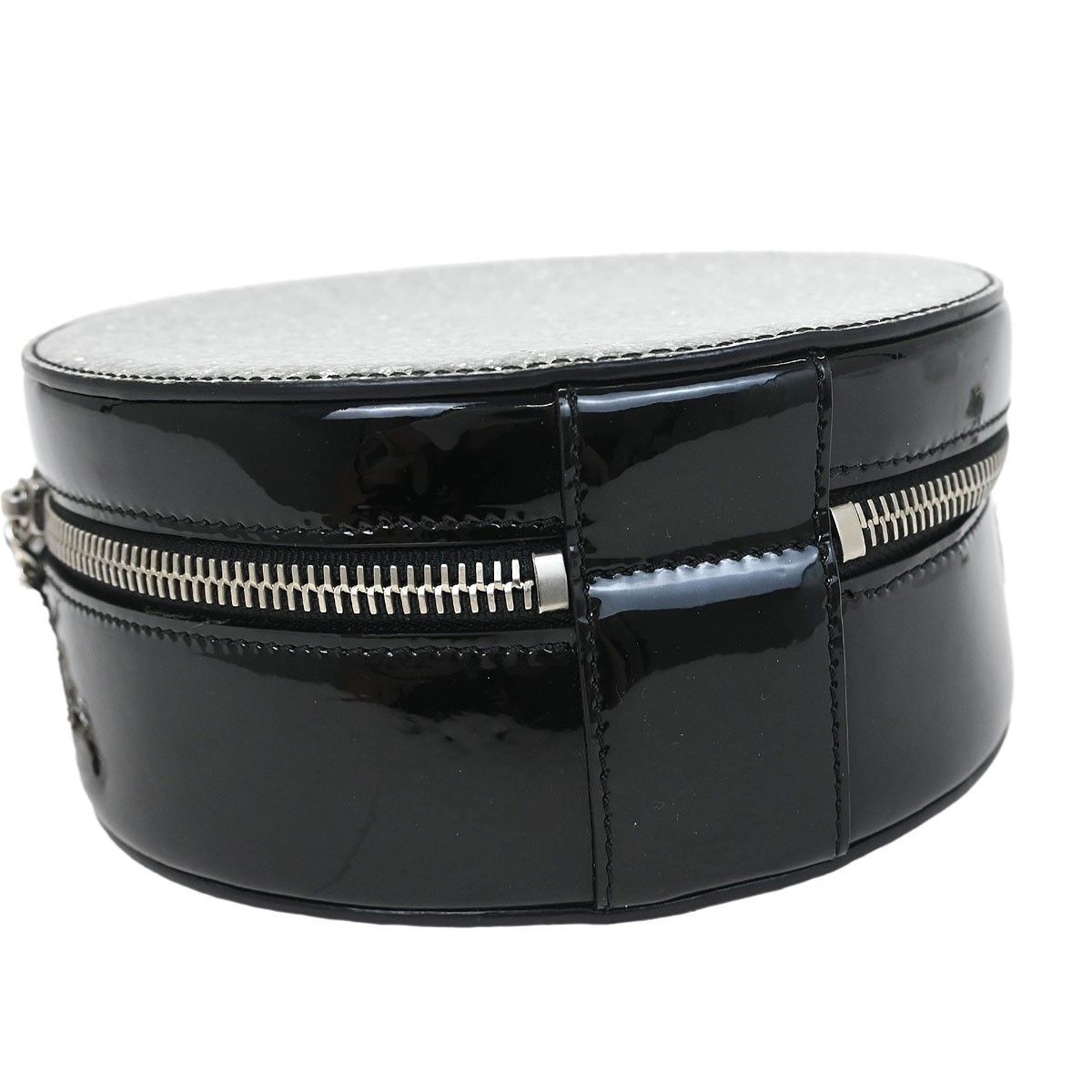 Chanel Chanel Evening On The Moon Round Evening Bag Glittered PVC with Patent Size ONE SIZE - 3 Thumbnail