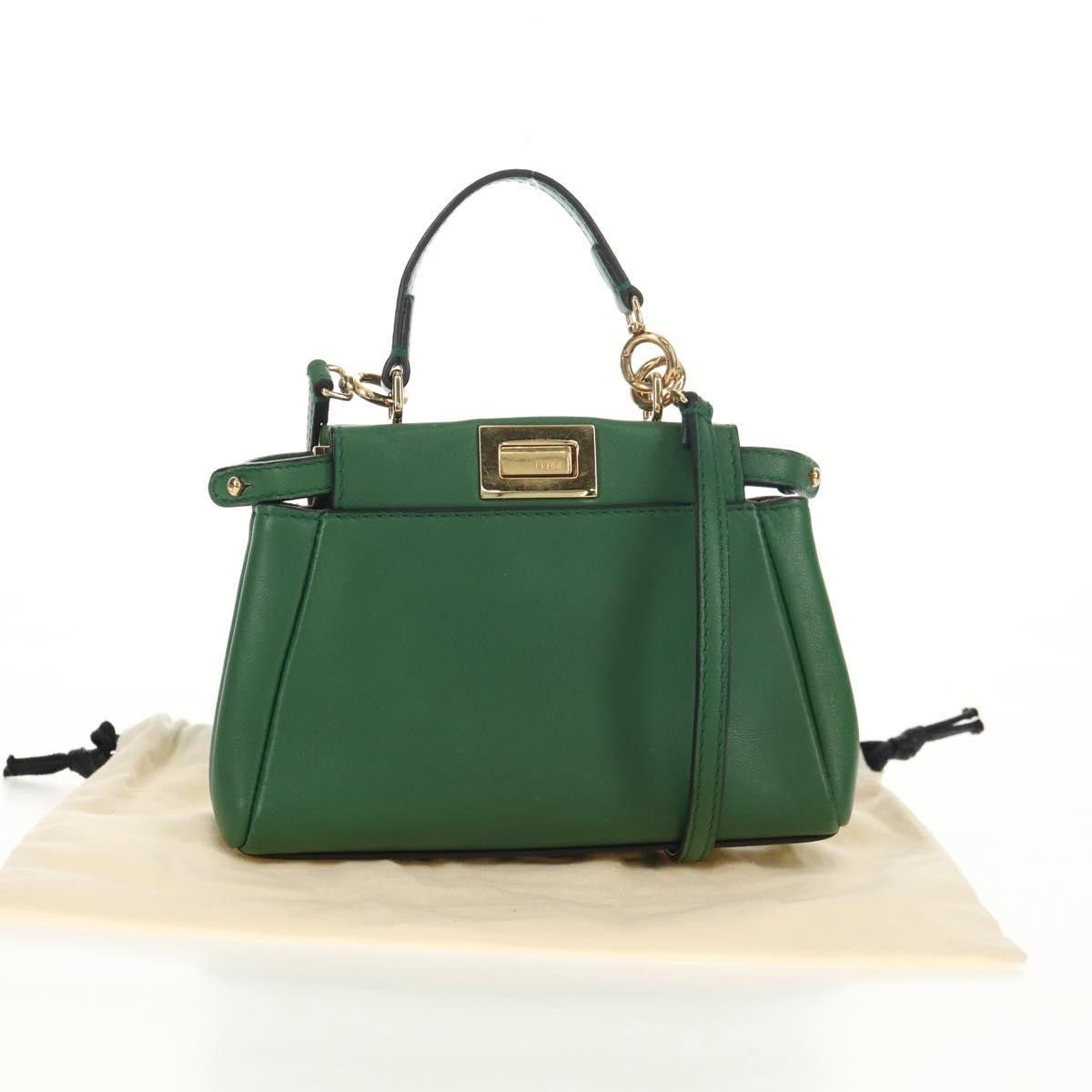Fendi Fendi Peekaboo Bag Leather Size ONE SIZE - 13 Thumbnail