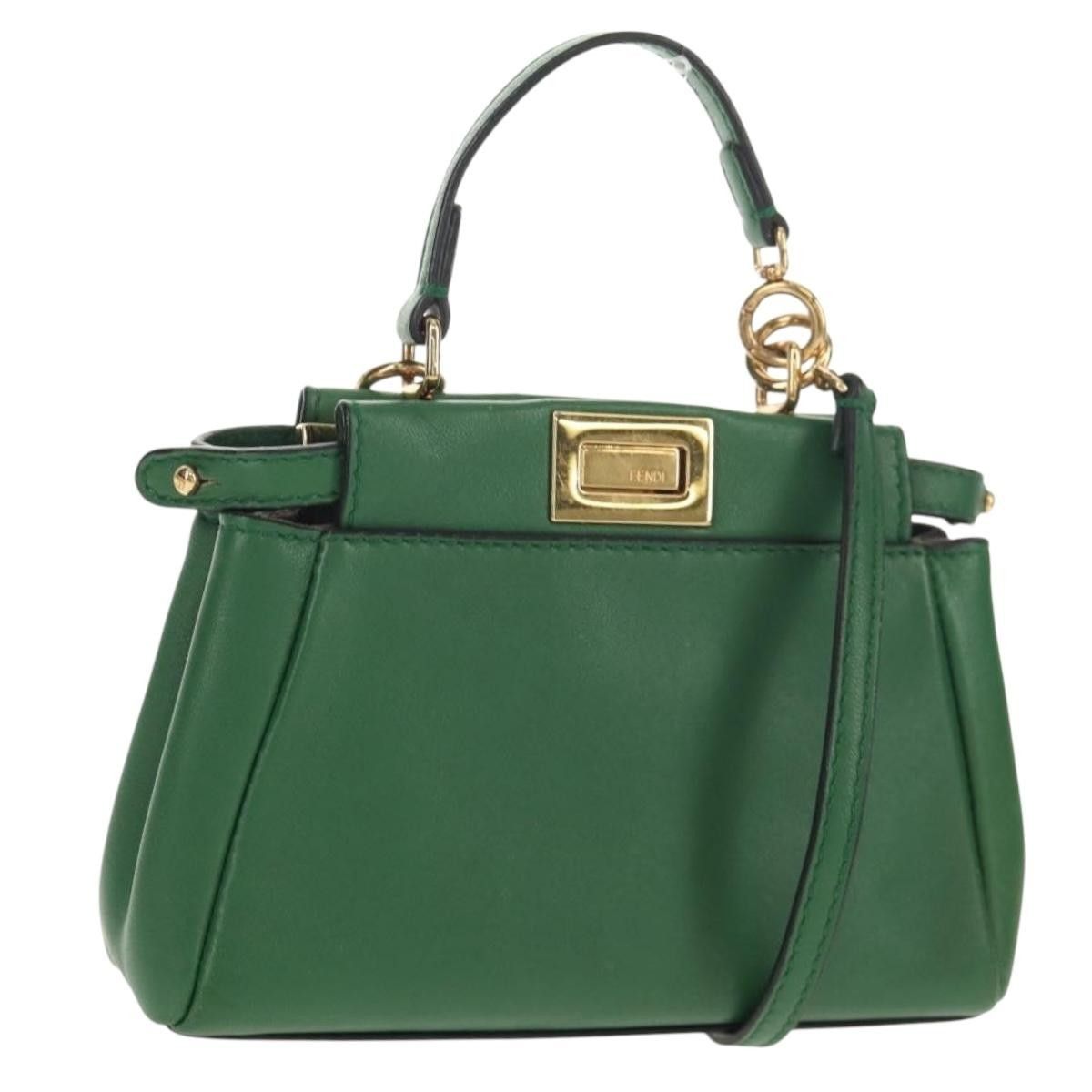 Fendi Fendi Peekaboo Bag Leather Size ONE SIZE - 19 Thumbnail