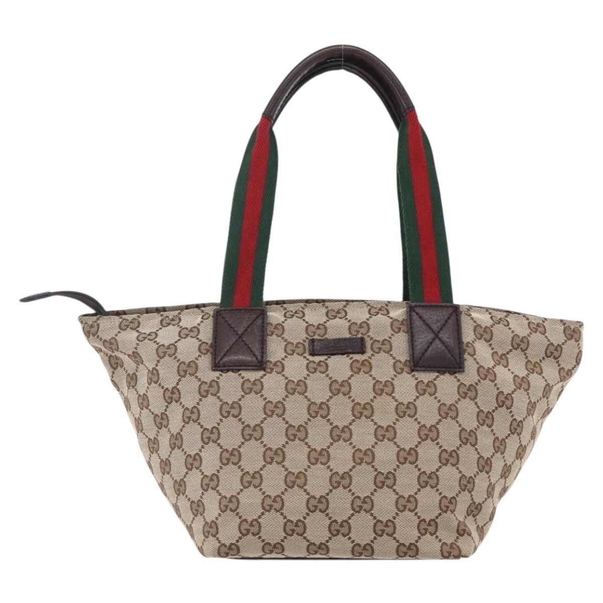 Gucci Gucci Web Zip Tote GG Canvas Size ONE SIZE - 18 Thumbnail