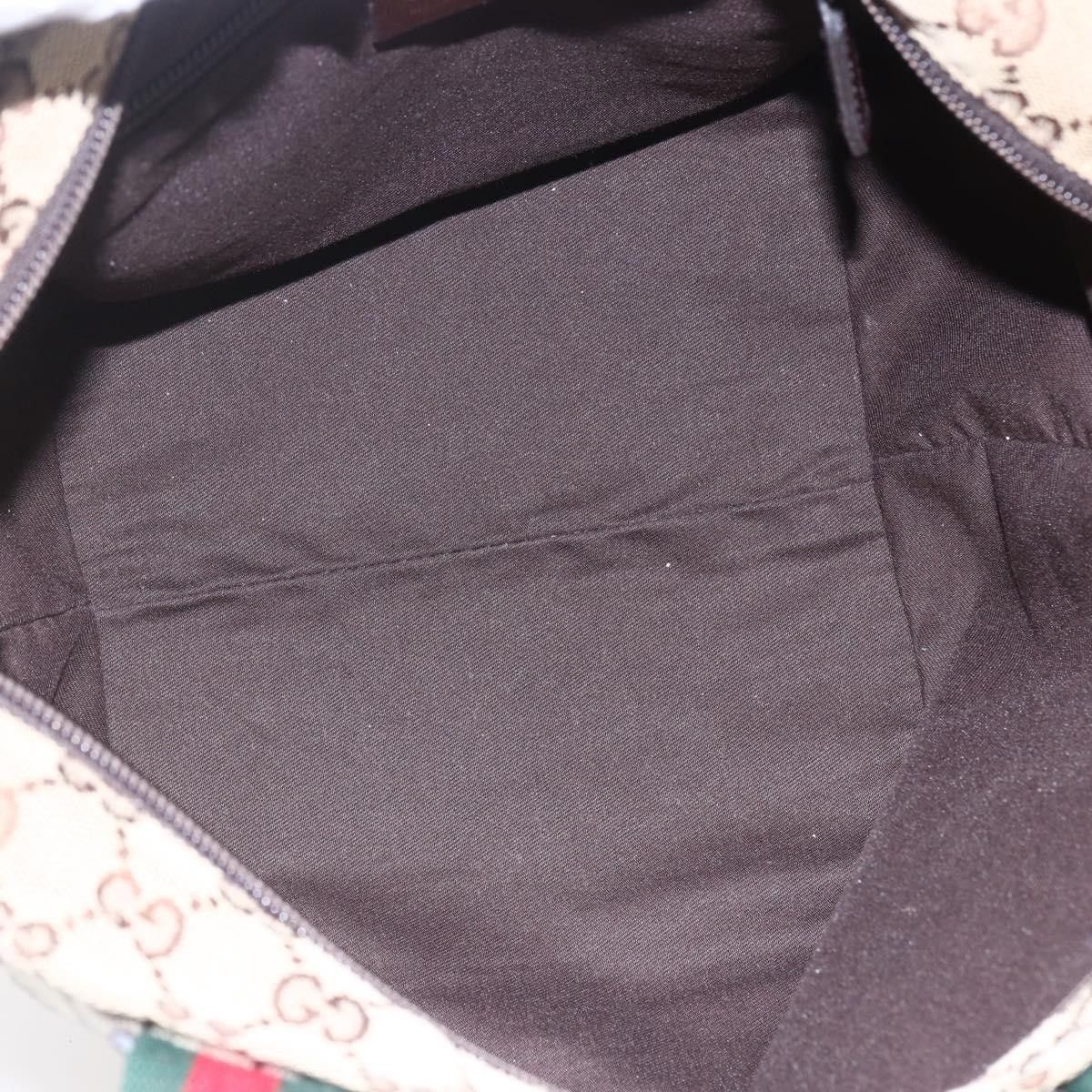 Gucci Gucci Web Zip Tote GG Canvas Size ONE SIZE - 5 Thumbnail