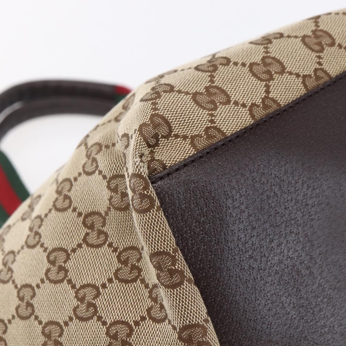 Gucci Gucci Web Zip Tote GG Canvas Size ONE SIZE - 10 Thumbnail