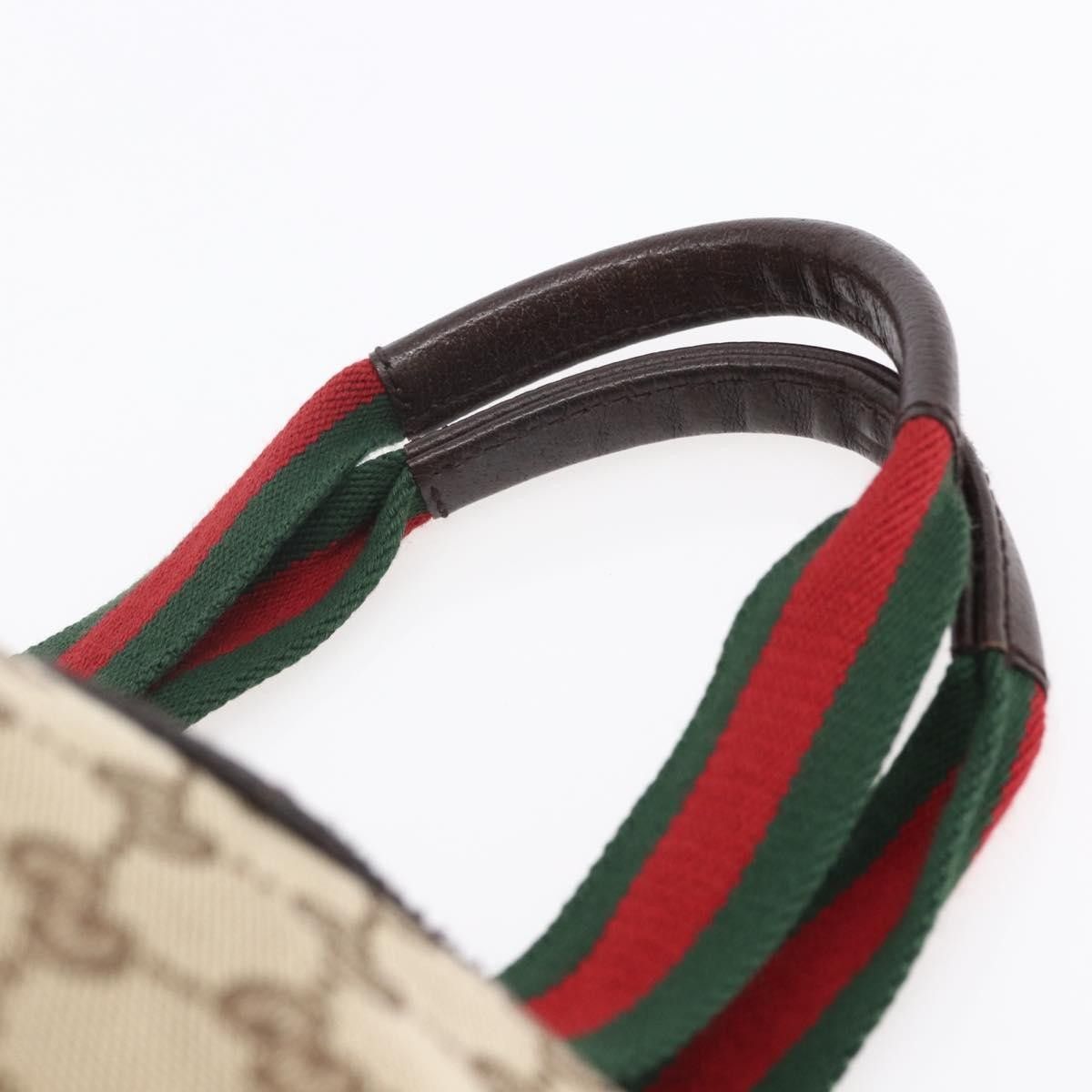 Gucci Gucci Web Zip Tote GG Canvas Size ONE SIZE - 16 Thumbnail
