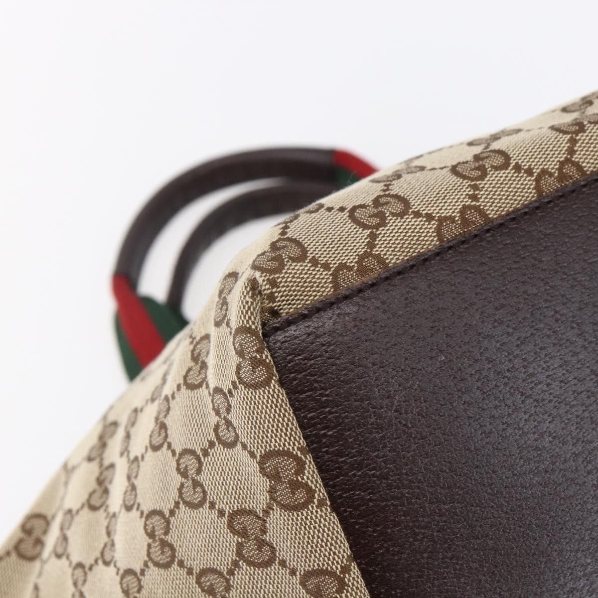 Gucci Gucci Web Zip Tote GG Canvas Size ONE SIZE - 11 Thumbnail