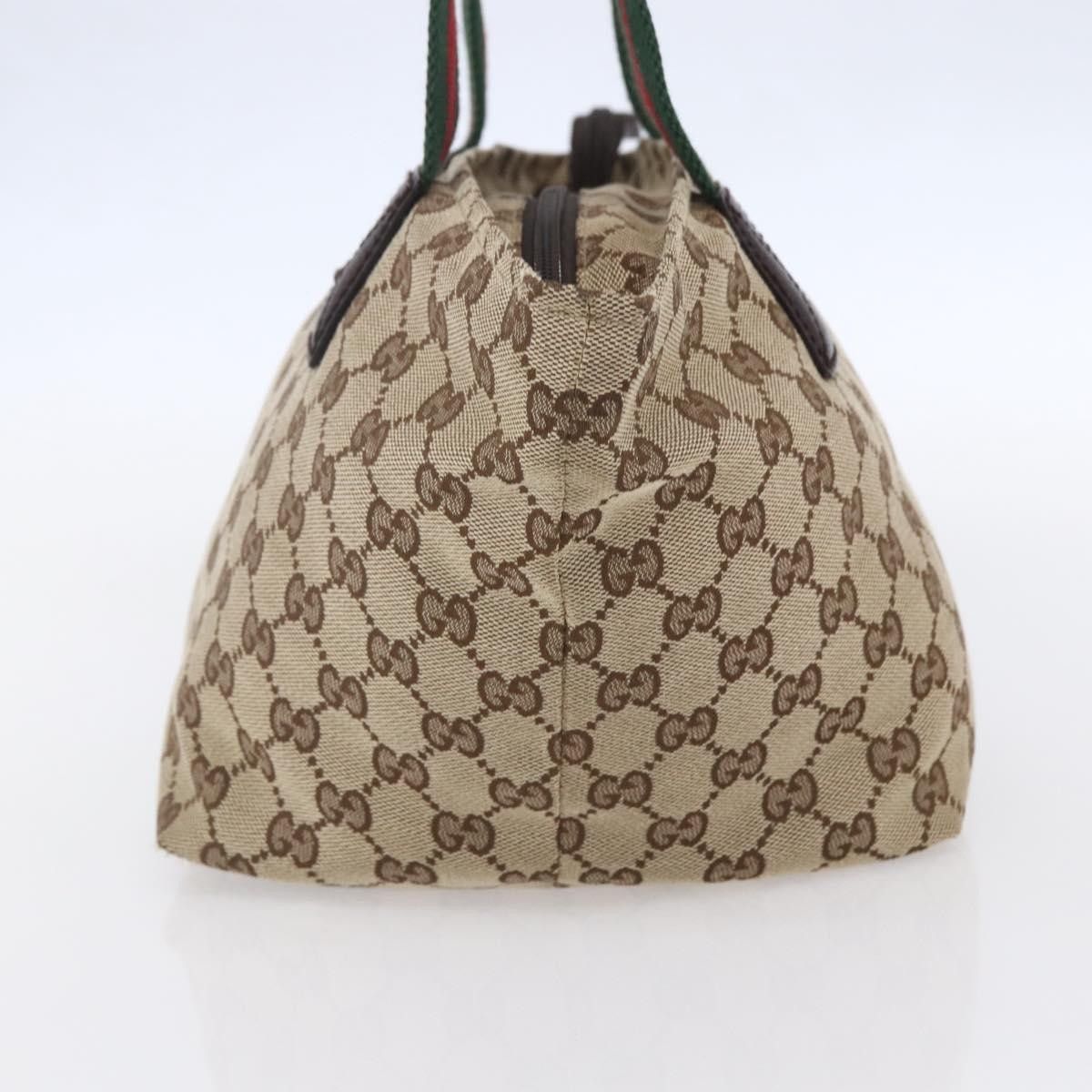 Gucci Gucci Web Zip Tote GG Canvas Size ONE SIZE - 4 Thumbnail