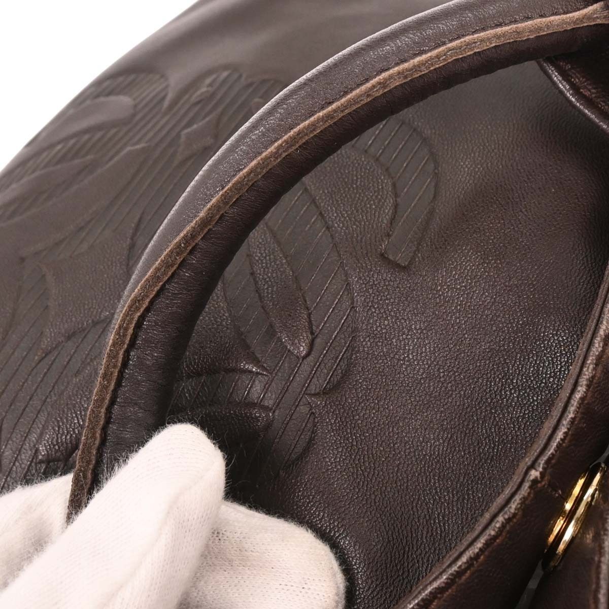 Loewe Loewe Anagram Logo Nappa Aire Hand Bag Leather Size ONE SIZE - 5 Thumbnail