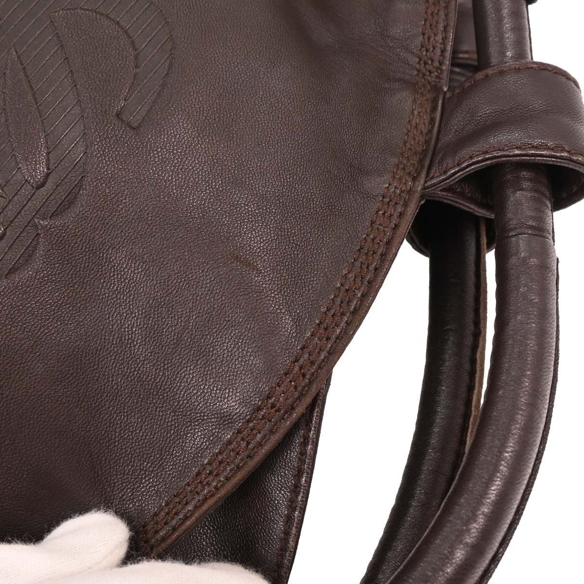 Loewe Loewe Anagram Logo Nappa Aire Hand Bag Leather Size ONE SIZE - 8 Thumbnail