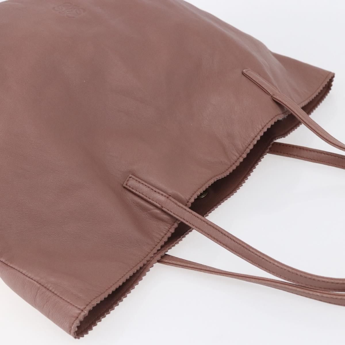 Loewe Loewe Vintage Anagram Tote Leather Size ONE SIZE - 16 Thumbnail