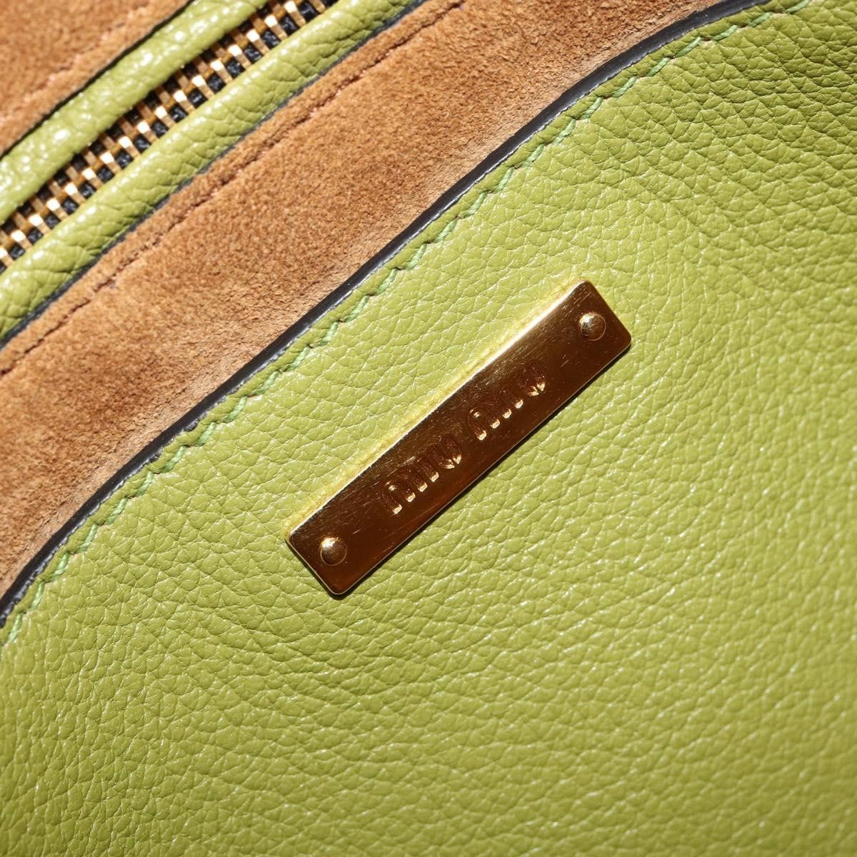Miu Miu Miu Miu Madras Convertible Compartment Tote Leather Size ONE SIZE - 20 Thumbnail