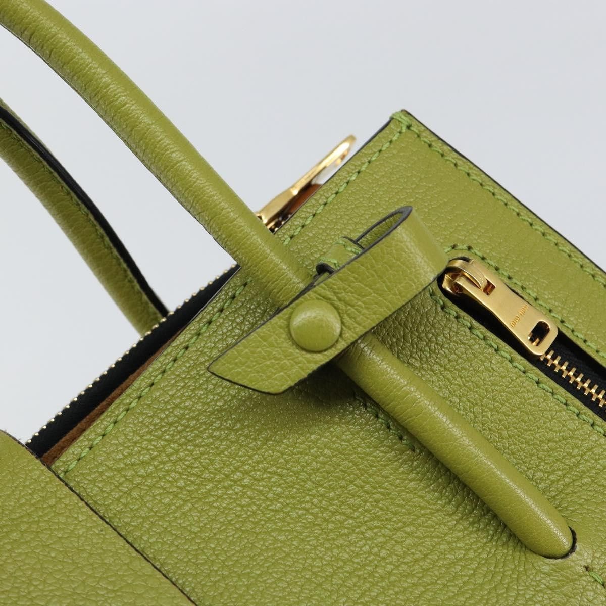 Miu Miu Miu Miu Madras Convertible Compartment Tote Leather Size ONE SIZE - 16 Thumbnail