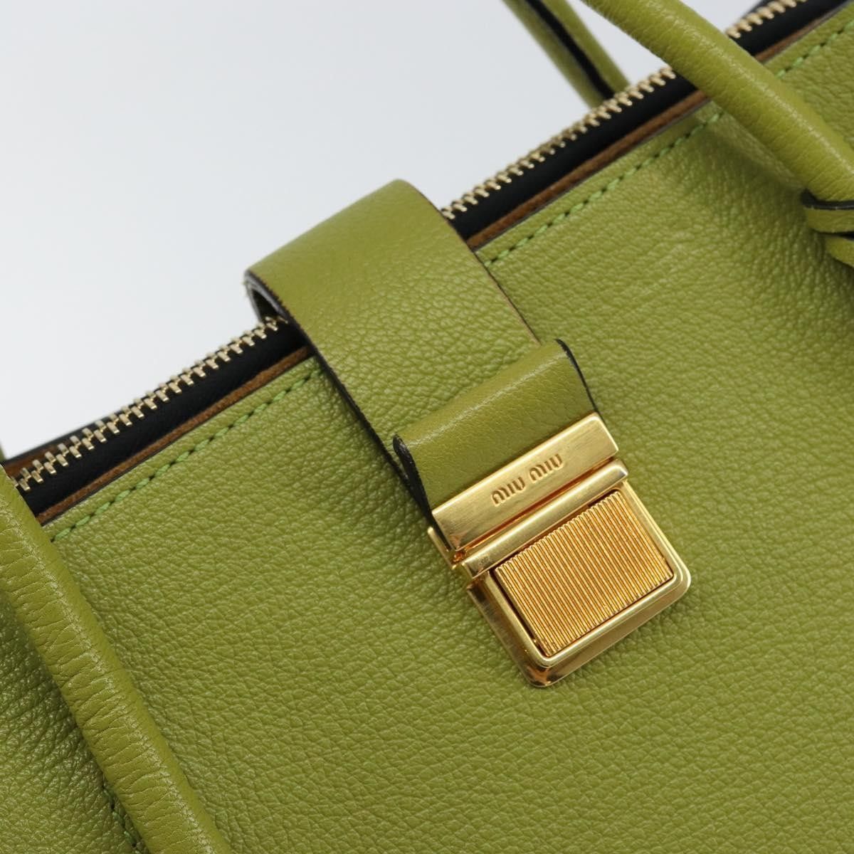 Miu Miu Miu Miu Madras Convertible Compartment Tote Leather Size ONE SIZE - 12 Thumbnail