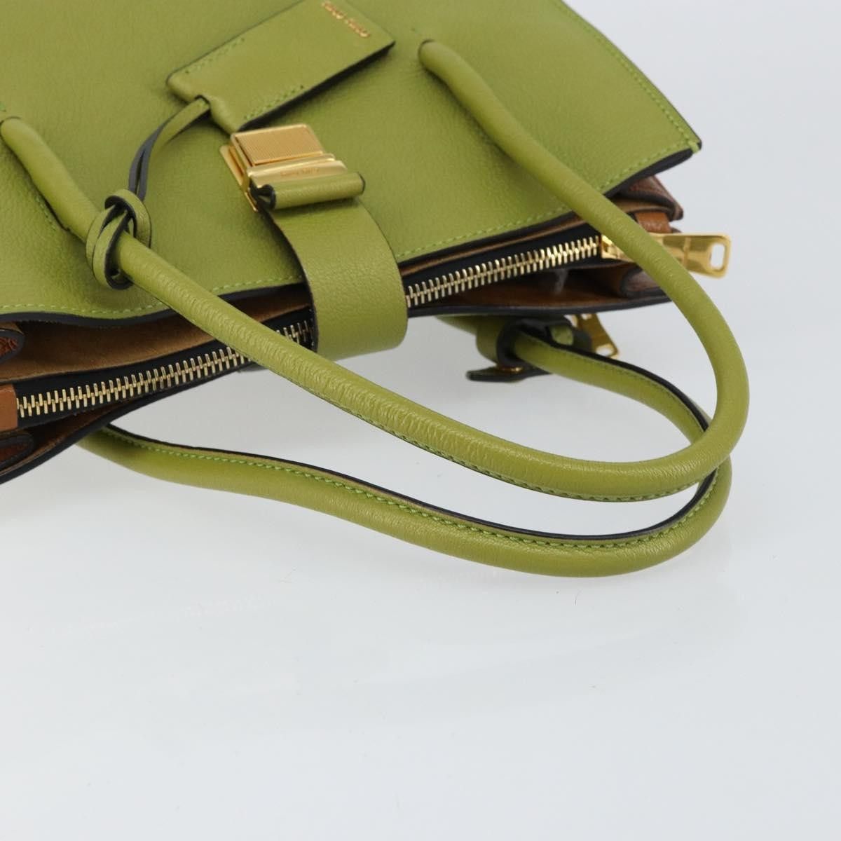 Miu Miu Miu Miu Madras Convertible Compartment Tote Leather Size ONE SIZE - 7 Thumbnail