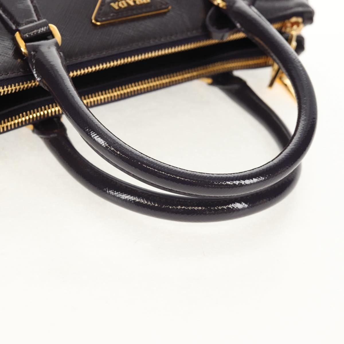Prada Prada Galleria Double Zip Tote Vernice Saffiano Leather Size ONE SIZE - 8 Thumbnail