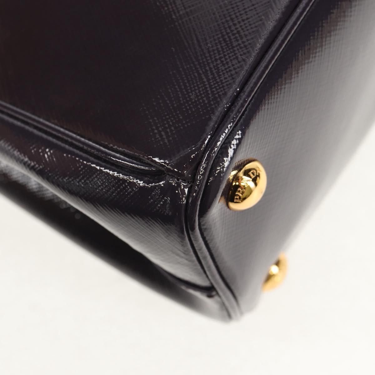 Prada Prada Galleria Double Zip Tote Vernice Saffiano Leather Size ONE SIZE - 12 Thumbnail