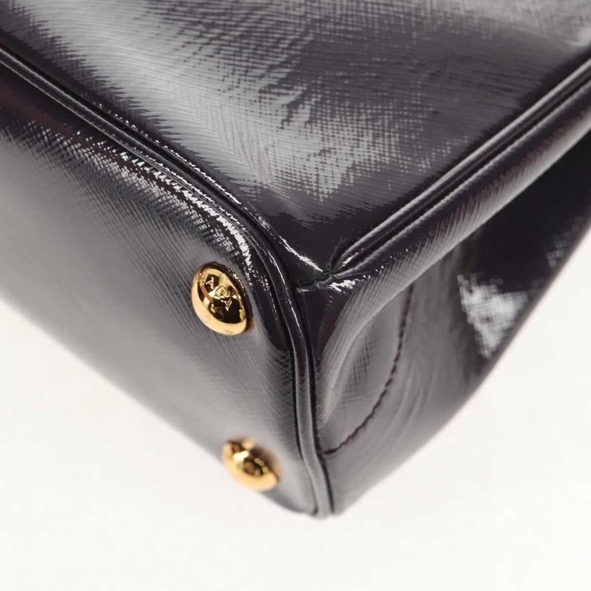 Prada Prada Galleria Double Zip Tote Vernice Saffiano Leather Size ONE SIZE - 11 Thumbnail