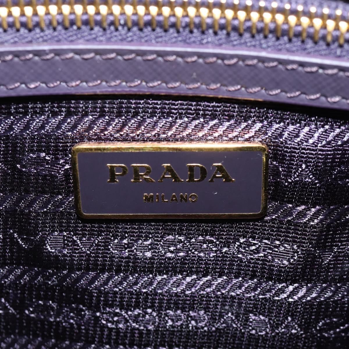Prada Prada Galleria Double Zip Tote Vernice Saffiano Leather Size ONE SIZE - 7 Thumbnail