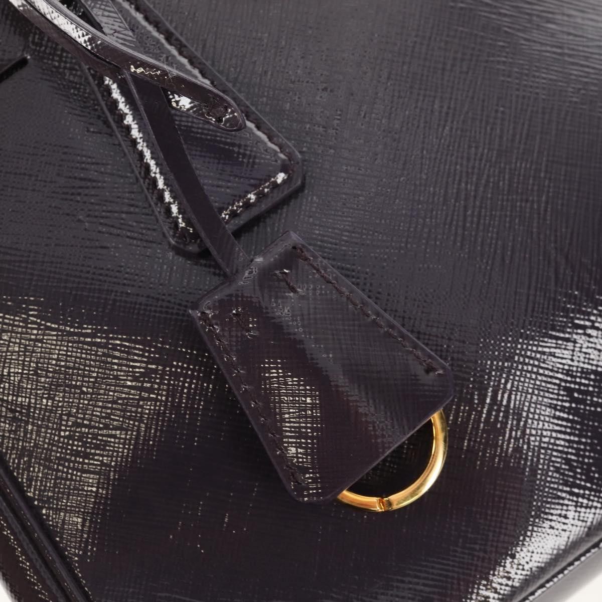 Prada Prada Galleria Double Zip Tote Vernice Saffiano Leather Size ONE SIZE - 18 Thumbnail