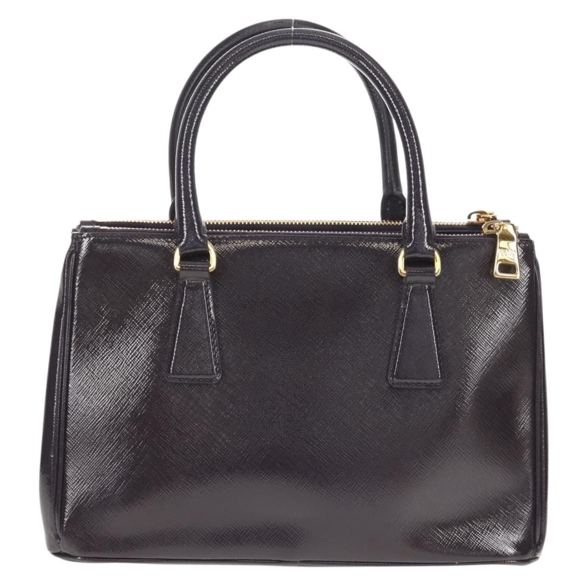 Prada Prada Galleria Double Zip Tote Vernice Saffiano Leather Size ONE SIZE - 2 Thumbnail