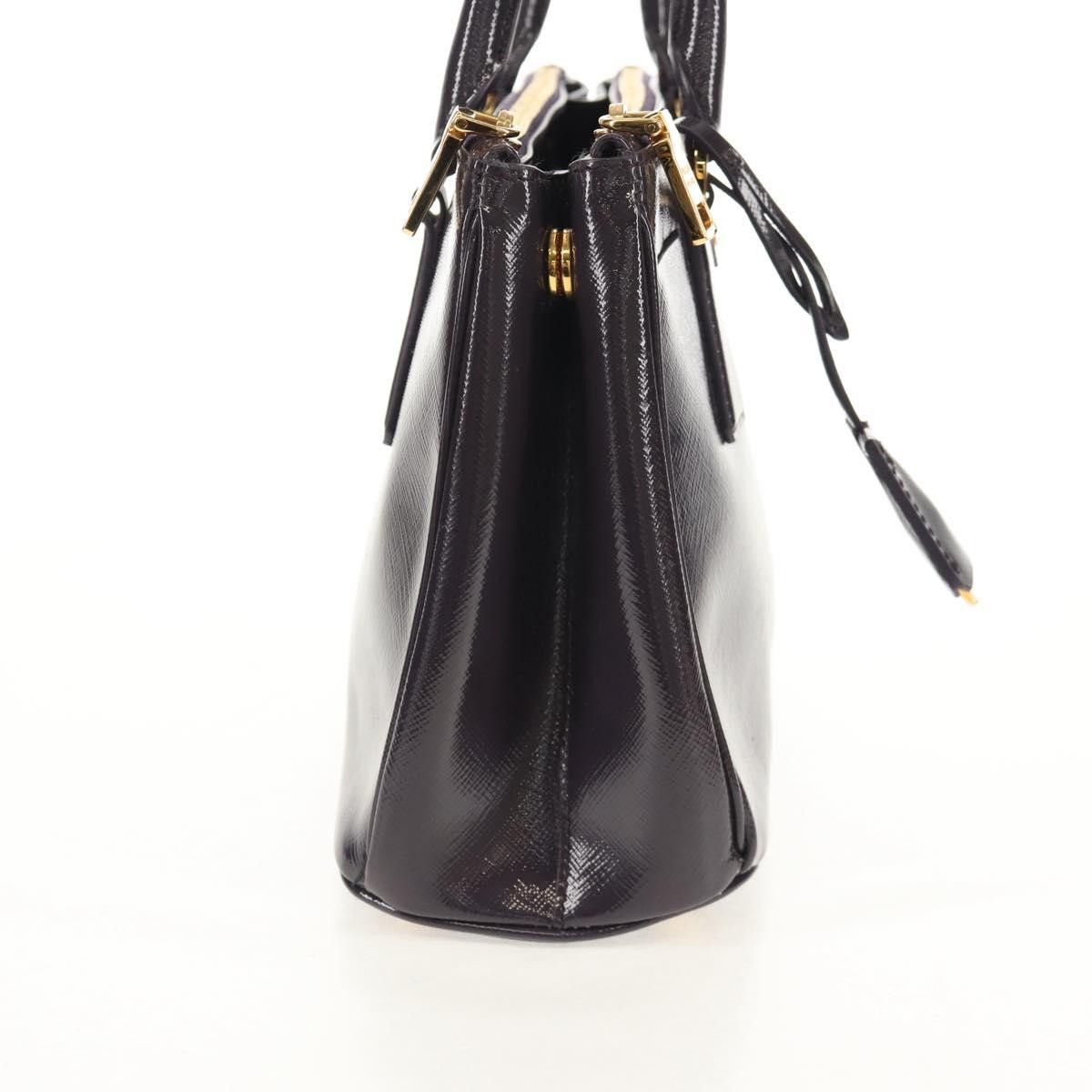 Prada Prada Galleria Double Zip Tote Vernice Saffiano Leather Size ONE SIZE - 4 Thumbnail