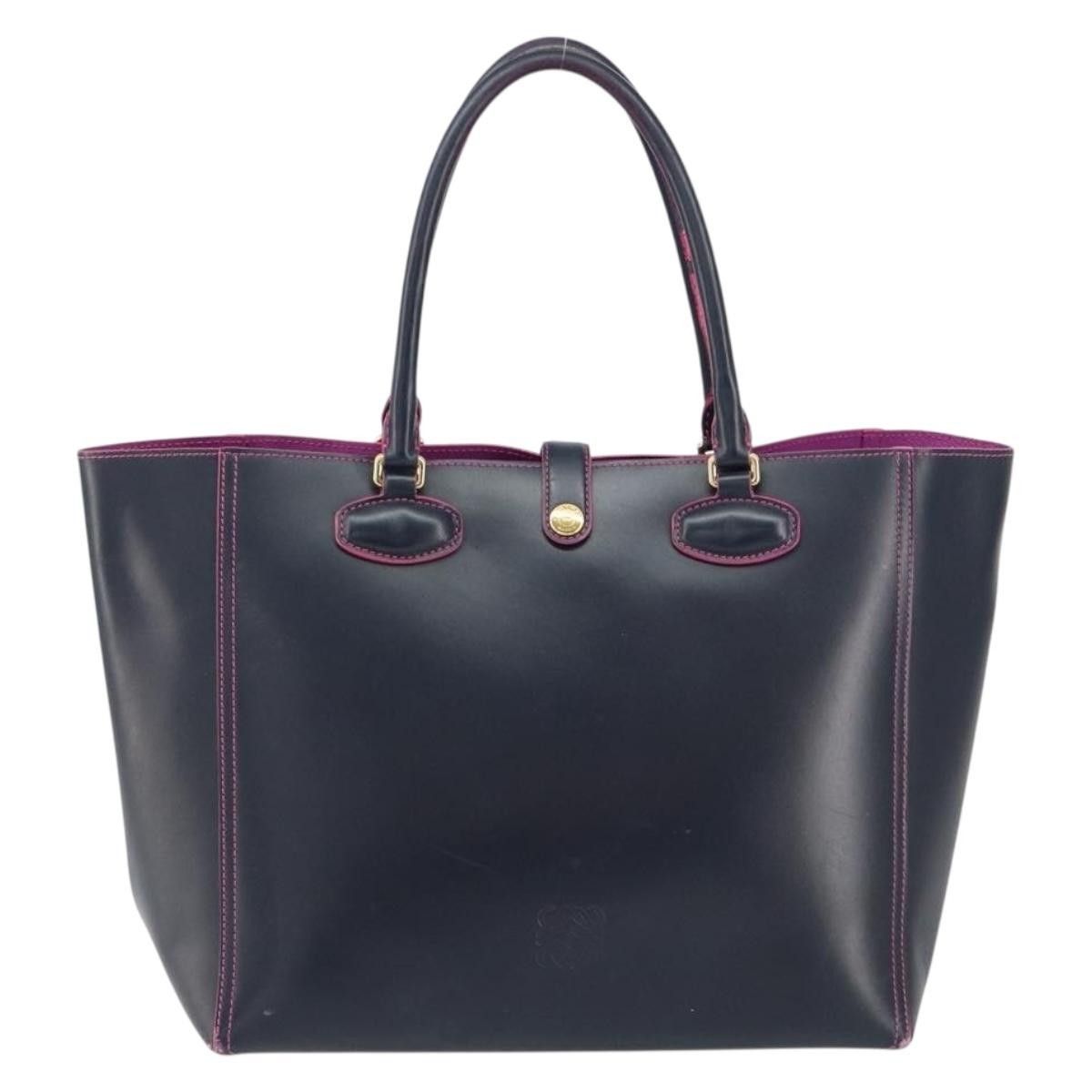 Loewe Loewe Leo Shopper Tote Leather Size ONE SIZE - 18 Thumbnail