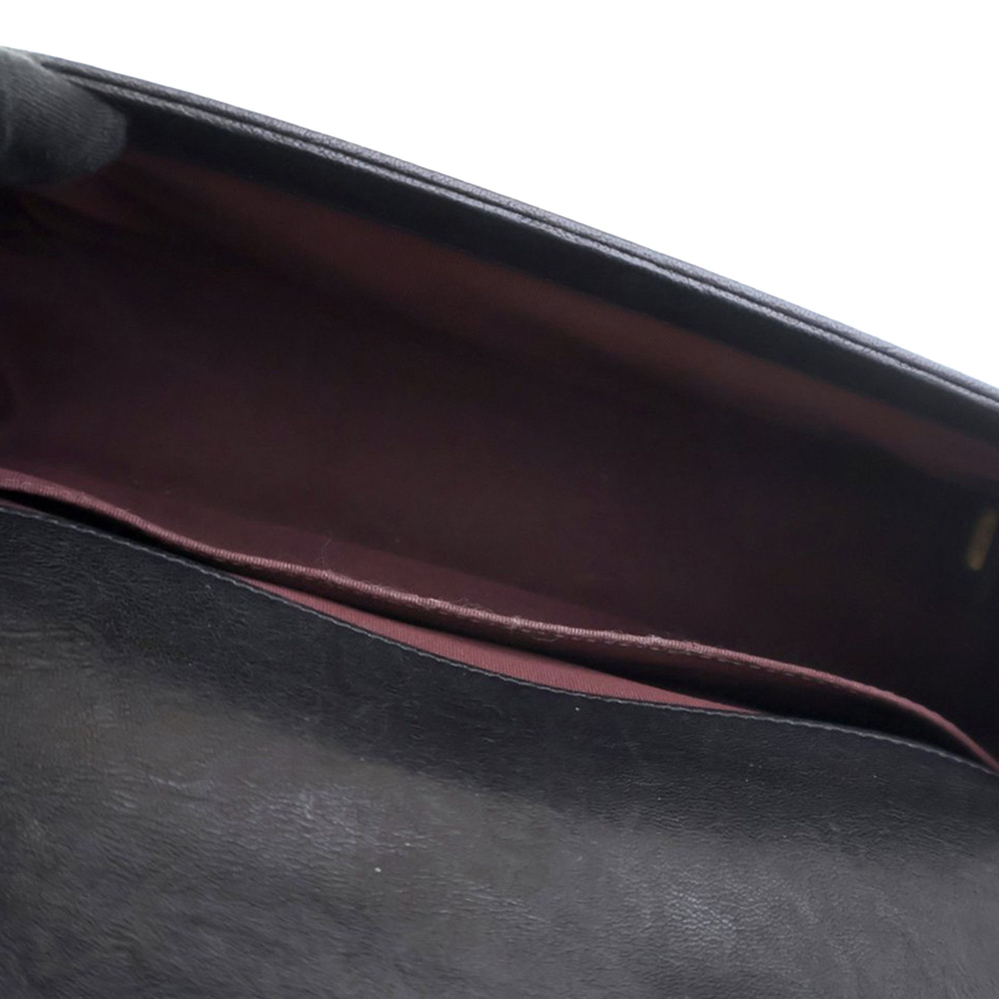 Chanel Old Medium Quilted Crumpled Calfskin Studded Boy Flap