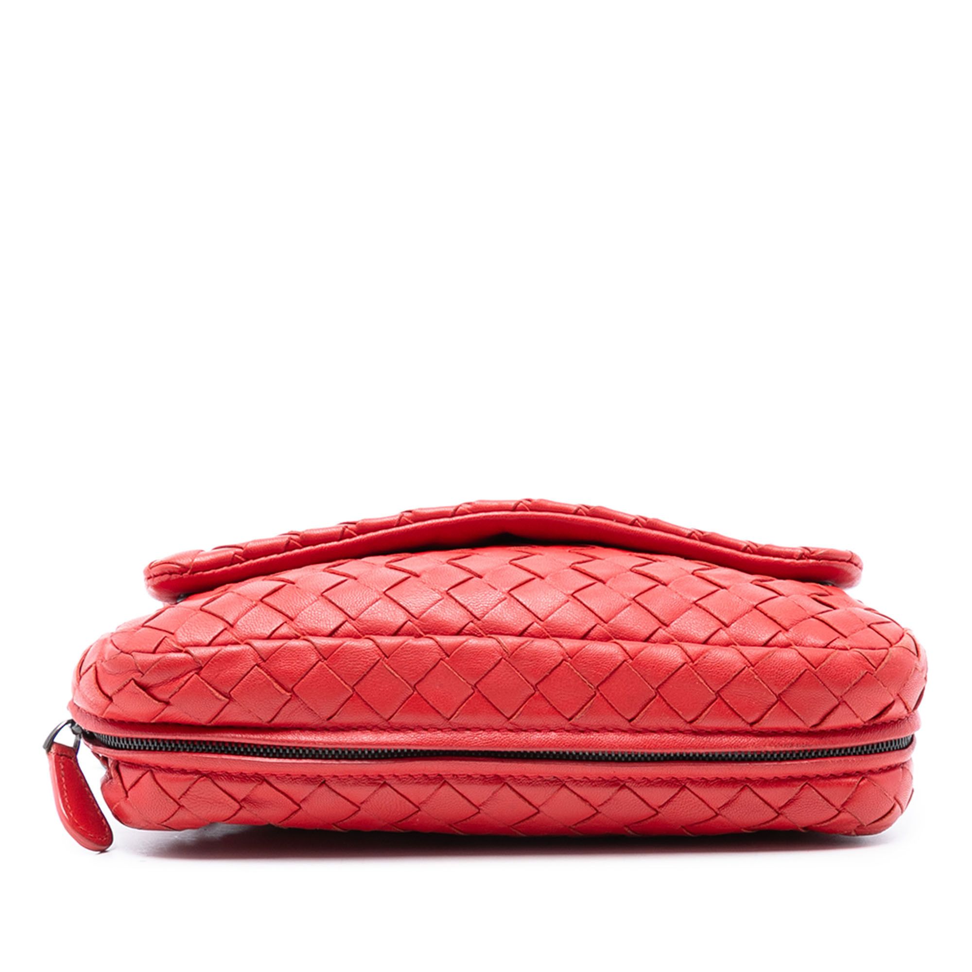 Bottega Veneta Bottega Veneta Mini Nappa Intrecciato Expandable Chain Flap Crossbody Size ONE SIZE - 3 Thumbnail