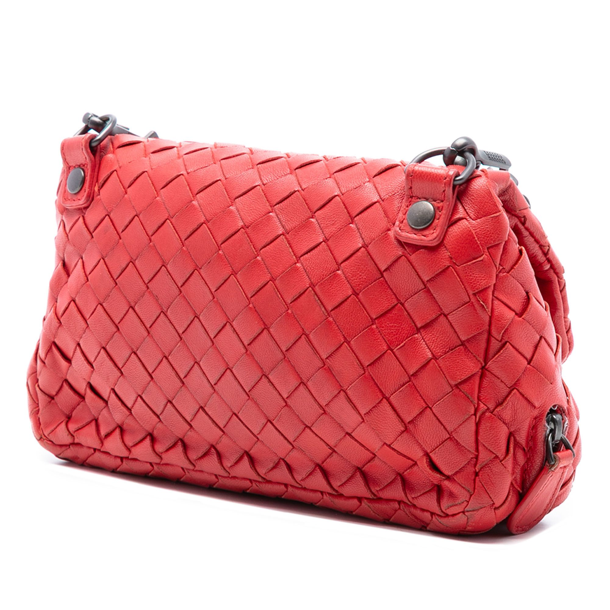 Bottega Veneta Bottega Veneta Mini Nappa Intrecciato Expandable Chain Flap Crossbody Size ONE SIZE - 2 Thumbnail