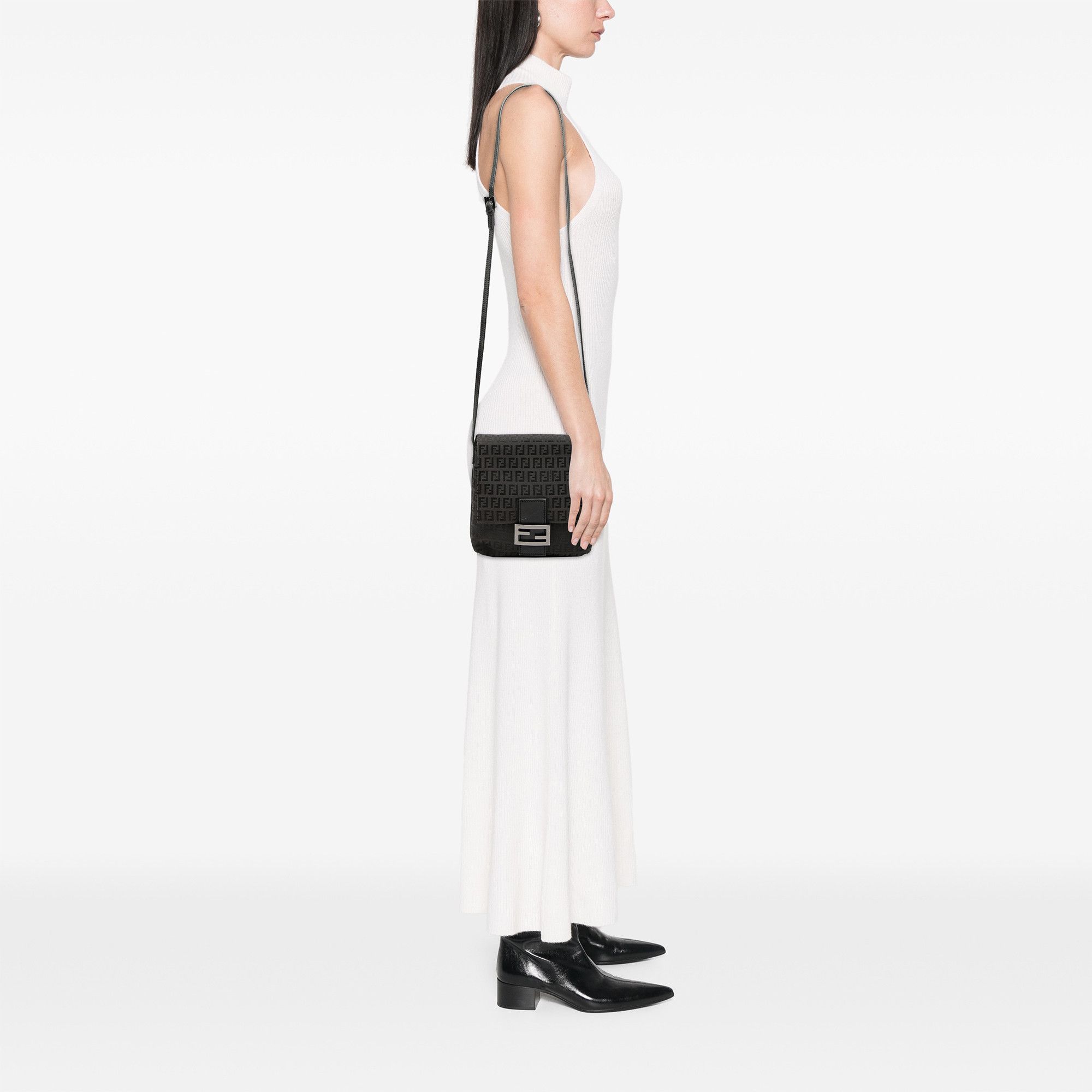 Fendi Fendi Zucchino Canvas Crossbody Size ONE SIZE - 7 Thumbnail