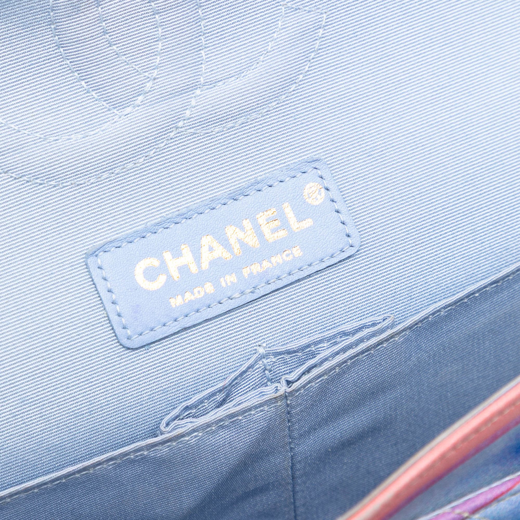 Chanel Chanel Medium Classic Printed Lambskin Watercolor Double Flap Size ONE SIZE - 5 Thumbnail