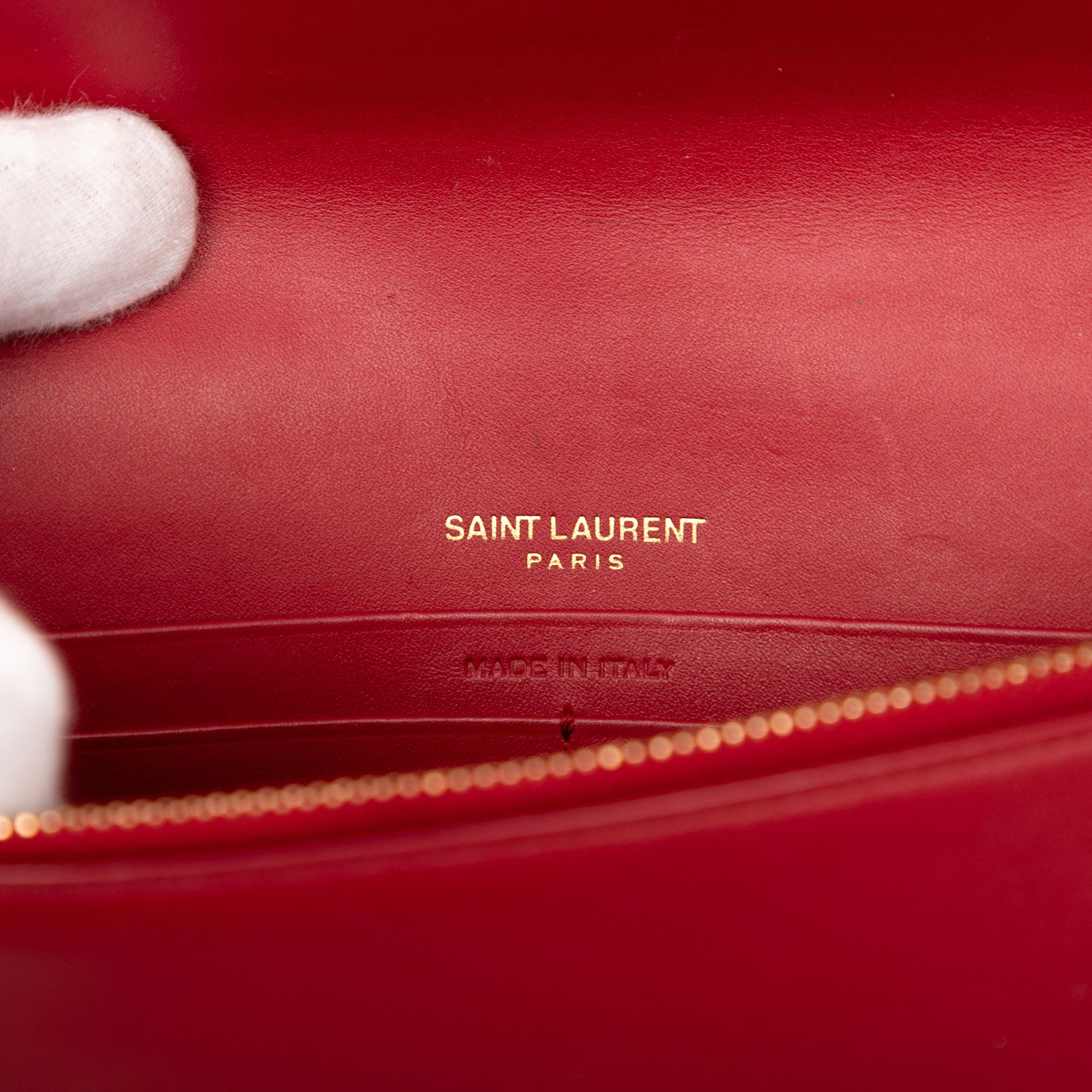 Yves Saint Laurent Yves Saint Laurent Smooth Calfskin Monogram Kate Tassel Wallet on Chain Size ONE SIZE - 5 Thumbnail