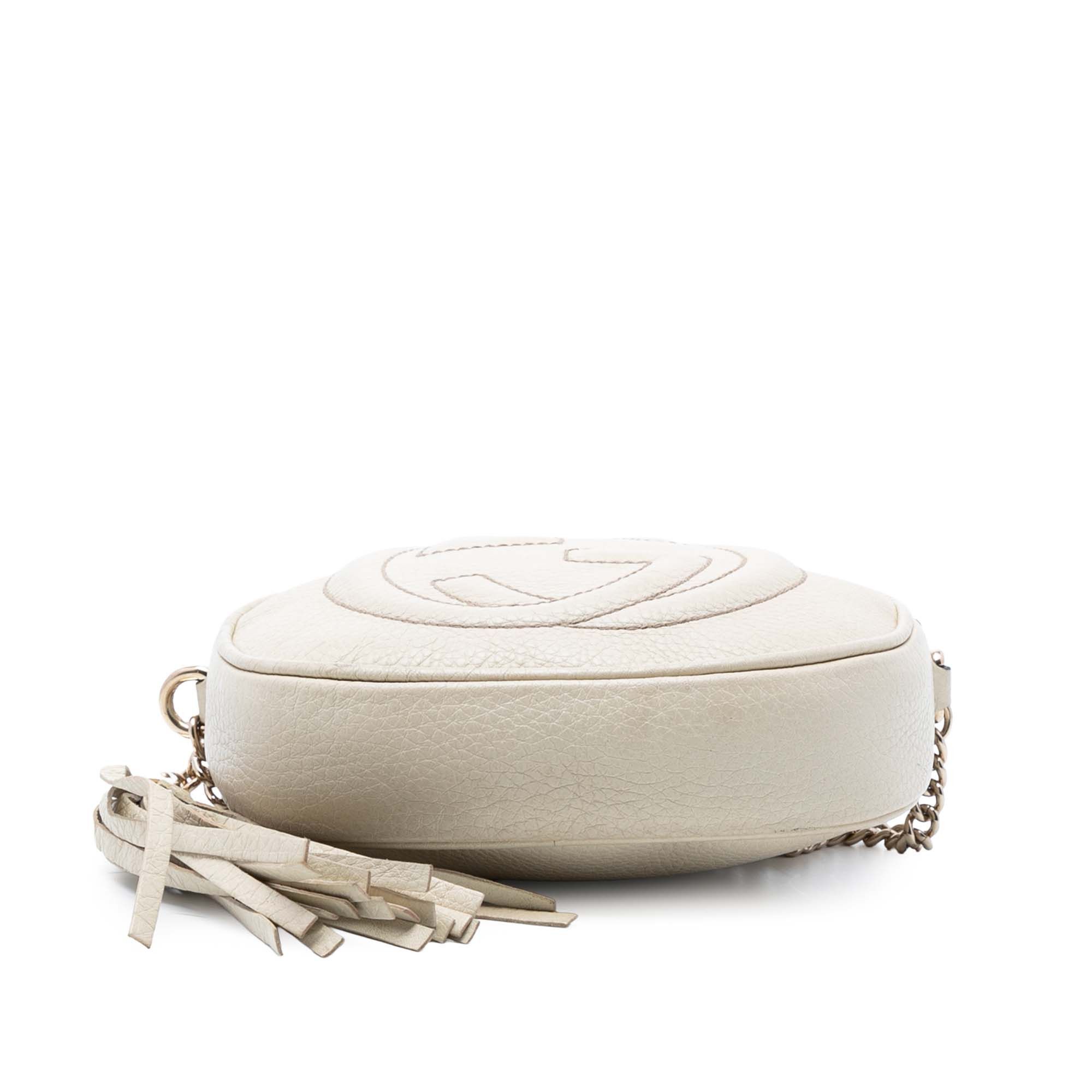 Gucci Gucci Mini Pebbled Calfskin Soho Chain Crossbody Size ONE SIZE - 3 Thumbnail