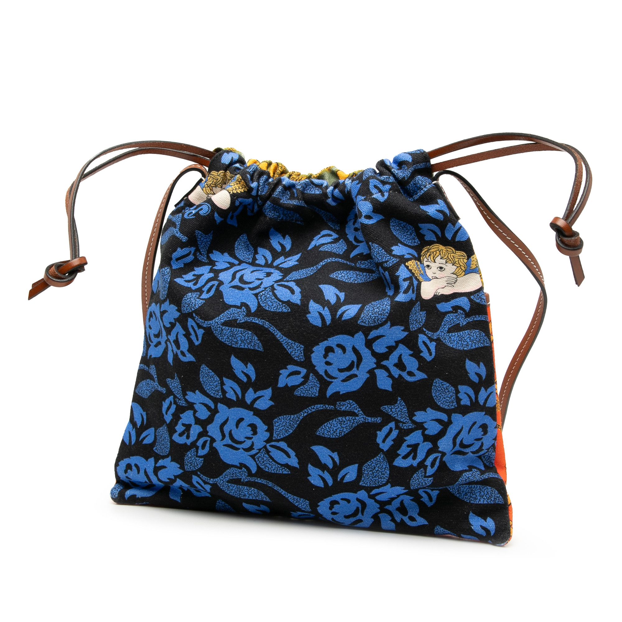 Loewe LOEWE Paulas Ibiza Canvas Angel Drawstring Crossbody Size ONE SIZE - 2 Thumbnail