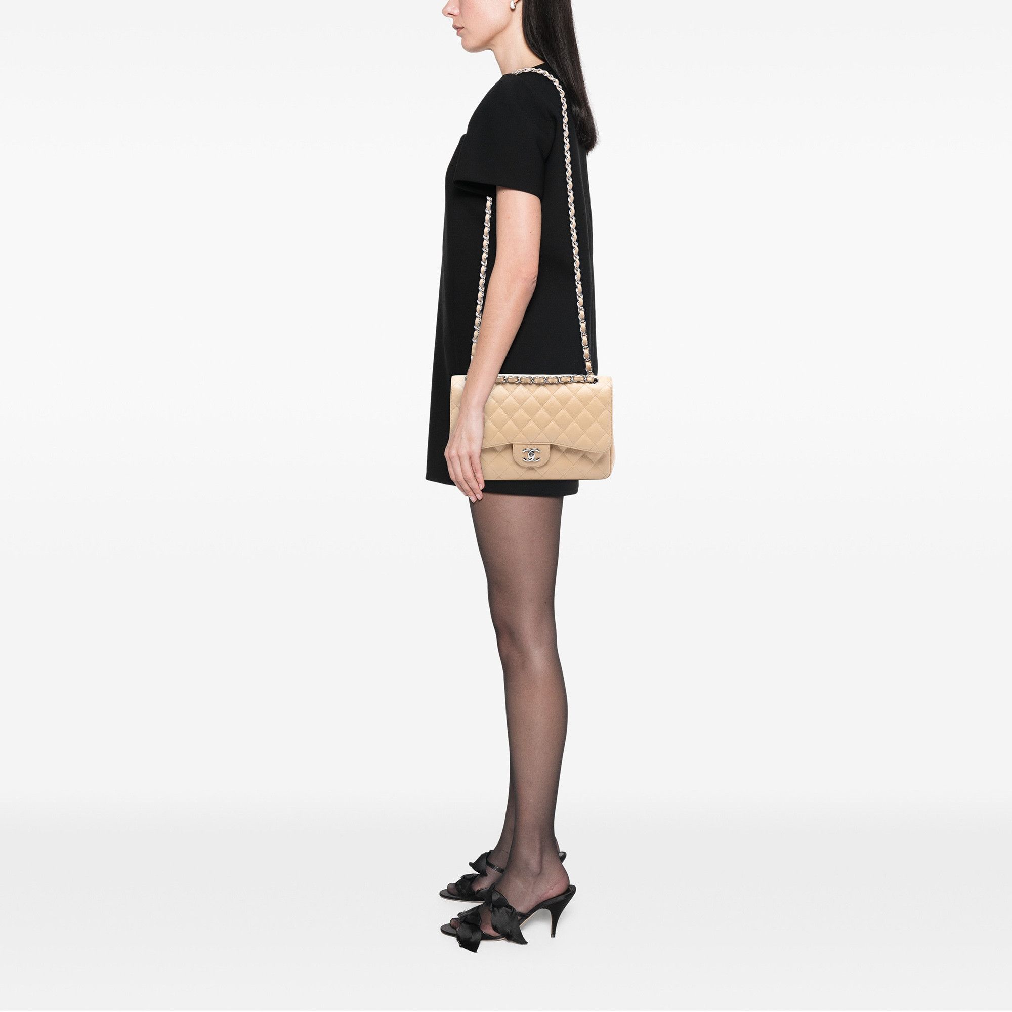 Chanel Chanel Jumbo Classic Caviar Double Flap Size ONE SIZE - 7 Thumbnail