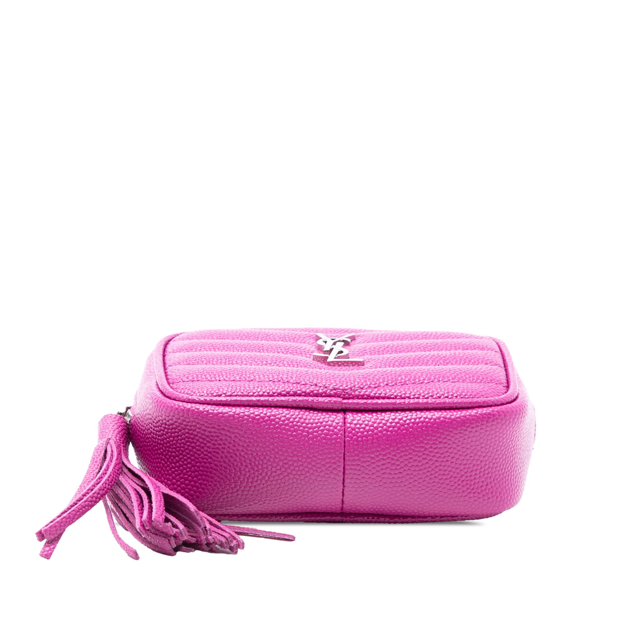 Yves Saint Laurent Yves Saint Laurent Baby Matelasse Grain De Poudre Monogram Lou Camera Bag Size ONE SIZE - 3 Thumbnail