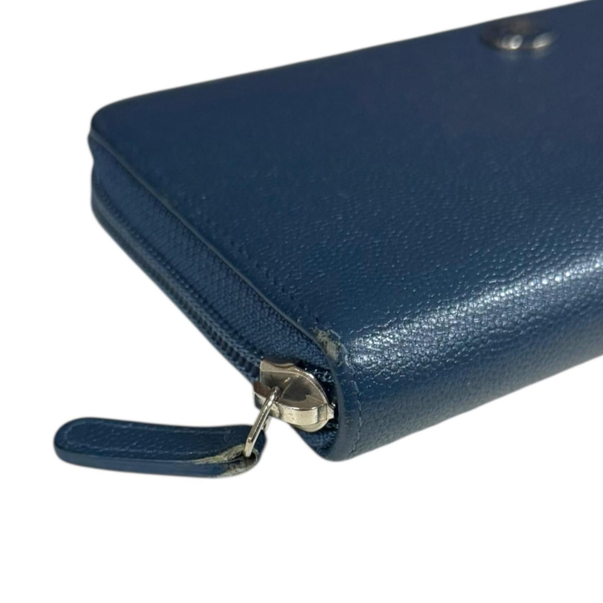 Chanel Chanel Coco Button Long Wallet Leather Women's CHANEL Size ONE SIZE - 9 Thumbnail