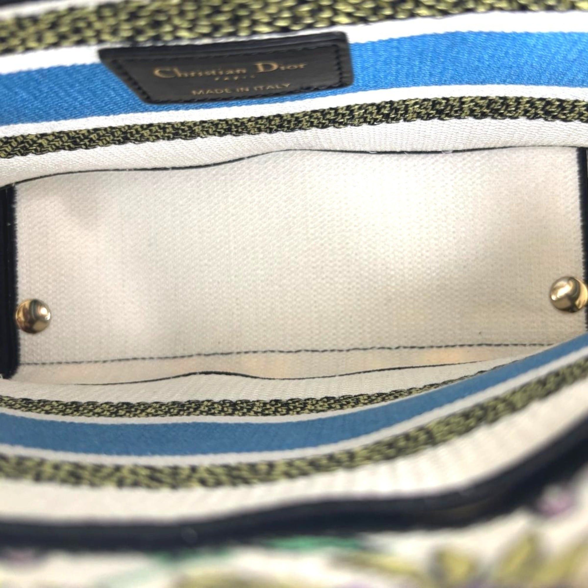 Dior Christian Dior Dior 2-way handbag, embroidered Lady canvas, multicolor Size ONE SIZE - 11 Thumbnail