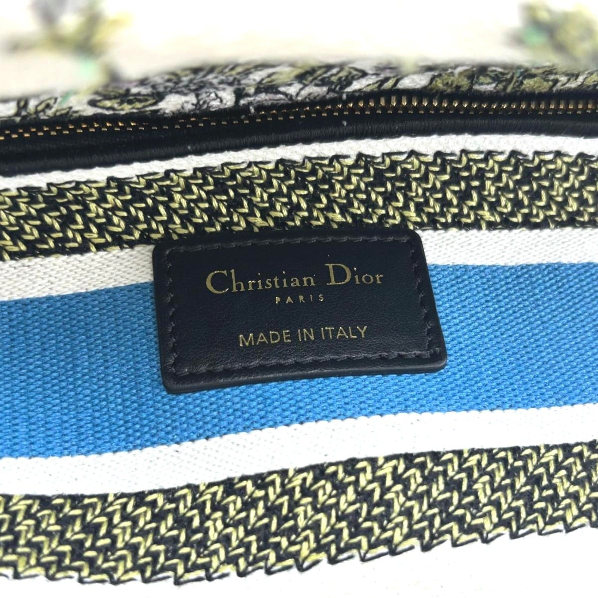 Dior Christian Dior Dior 2-way handbag, embroidered Lady canvas, multicolor Size ONE SIZE - 16 Thumbnail