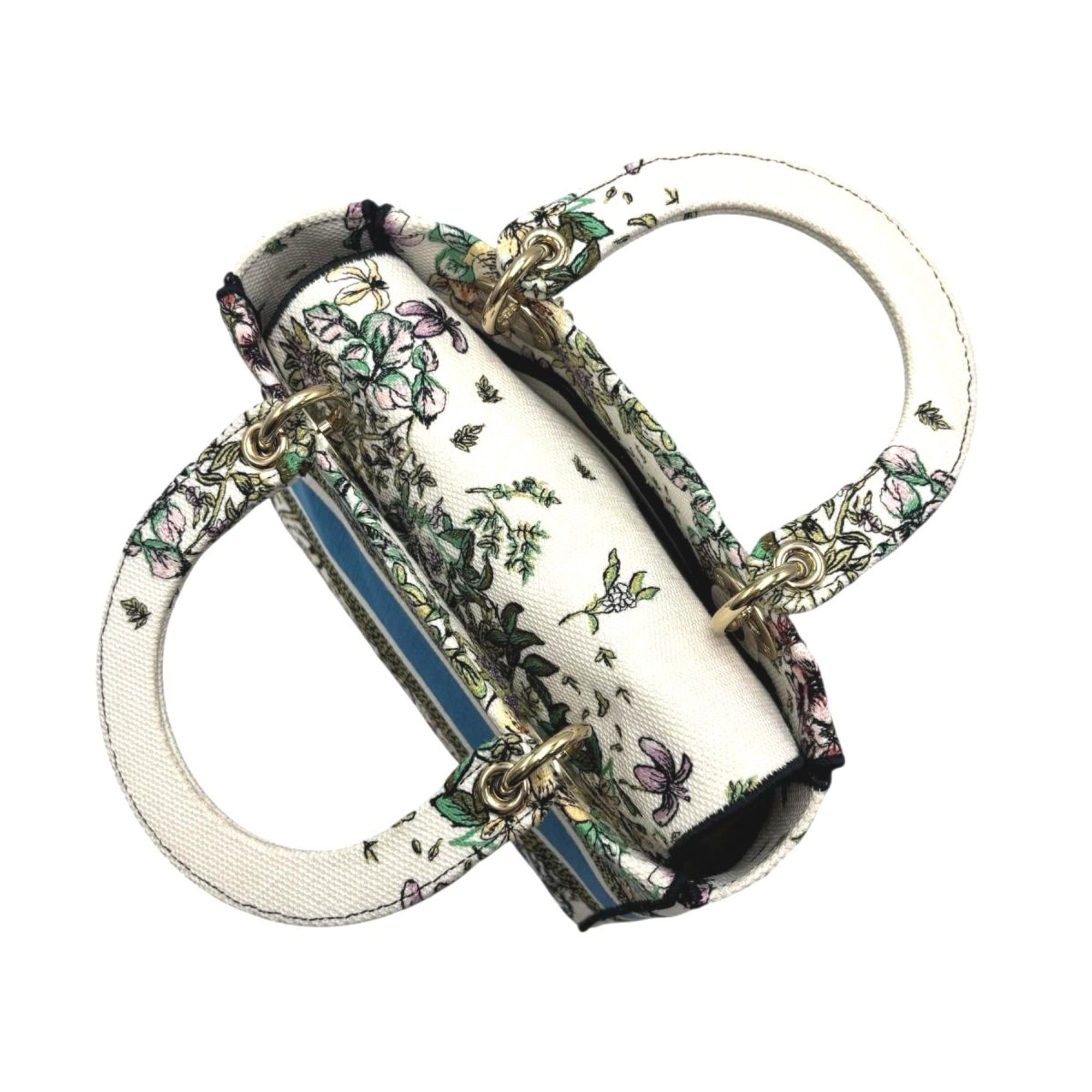 Dior Christian Dior Dior 2-way handbag, embroidered Lady canvas, multicolor Size ONE SIZE - 9 Thumbnail