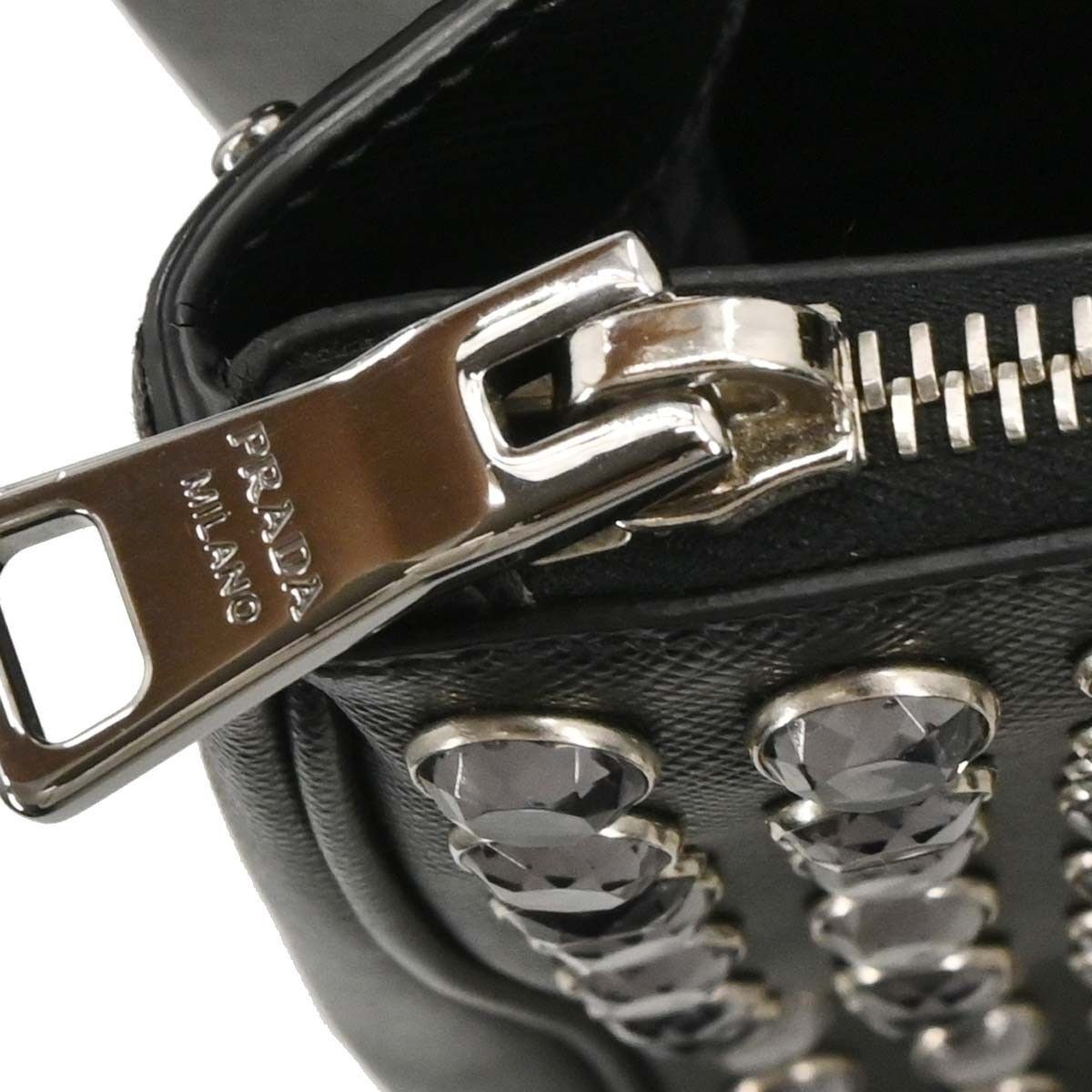 Prada Prada Grommet Galleria Double Zip Tote City Calfskin Size ONE SIZE - 8 Thumbnail