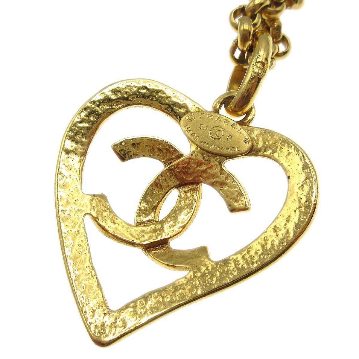 Chanel Chanel CC Heart Pendant Metal Size ONE SIZE - 3 Thumbnail