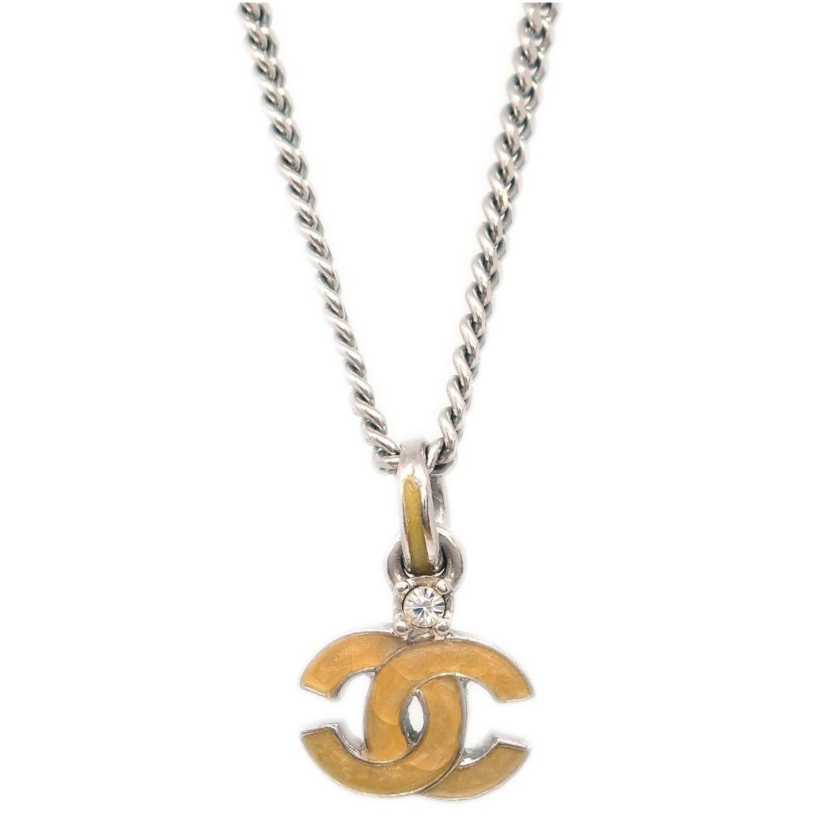 Chanel Chanel Vintage CC Pendent Plated Metal Size ONE SIZE - 2 Thumbnail