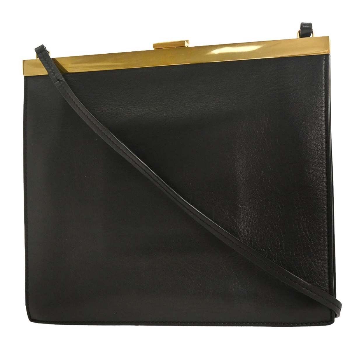 Celine Celine Clasp Crossbody Bag Leather Size ONE SIZE - 2 Thumbnail