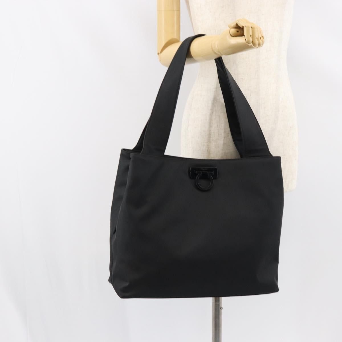 Salvatore Ferragamo Salvatore Ferragamo Gancini Tote Nylon Size ONE SIZE - 12 Thumbnail