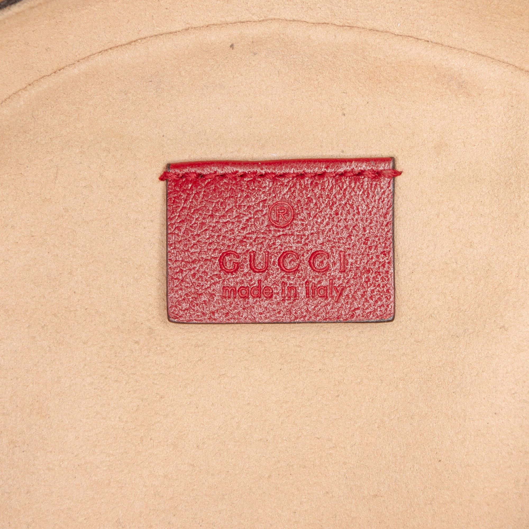 Gucci Gucci Mini GG Marmont Matelasse Leather Torchon Round Crossbody Size ONE SIZE - 5 Thumbnail