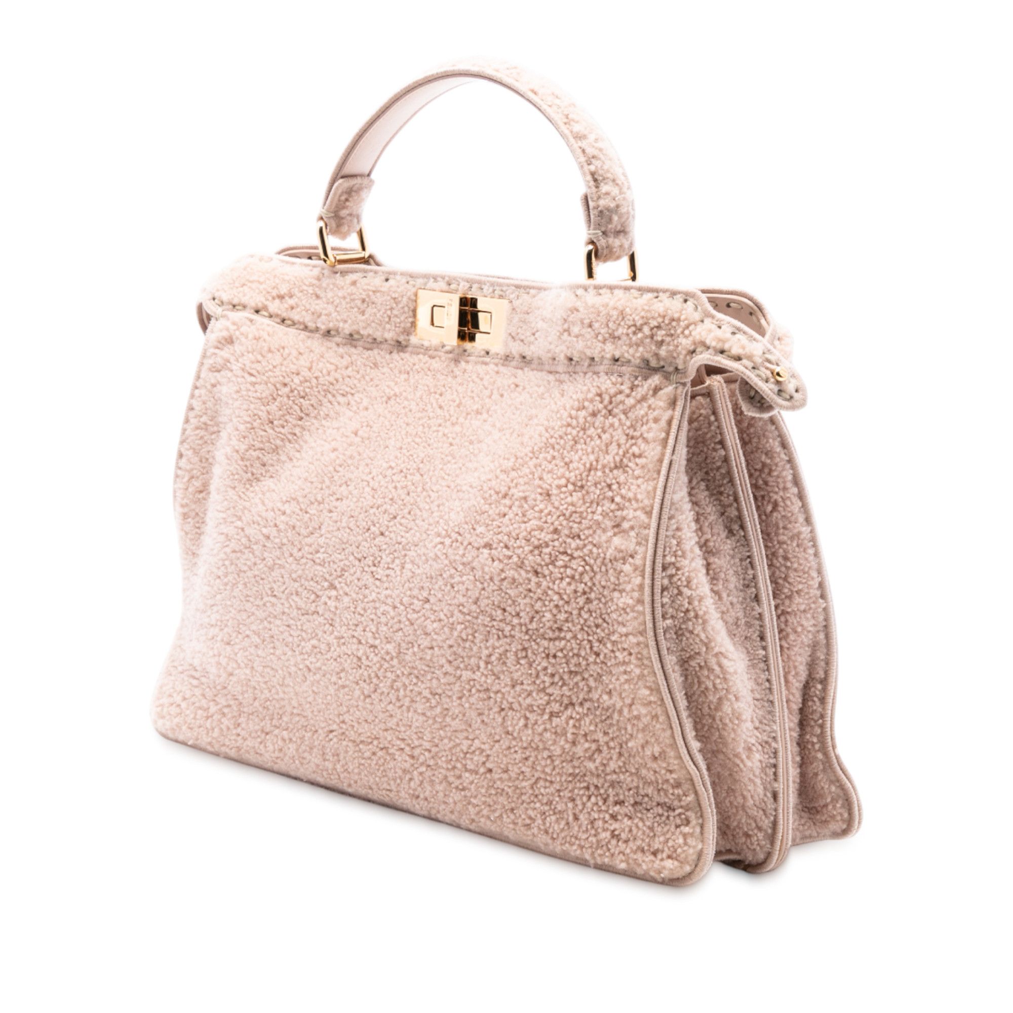 Fendi Fendi Large Shearling Peekaboo ISeeU Satchel Size ONE SIZE - 2 Thumbnail