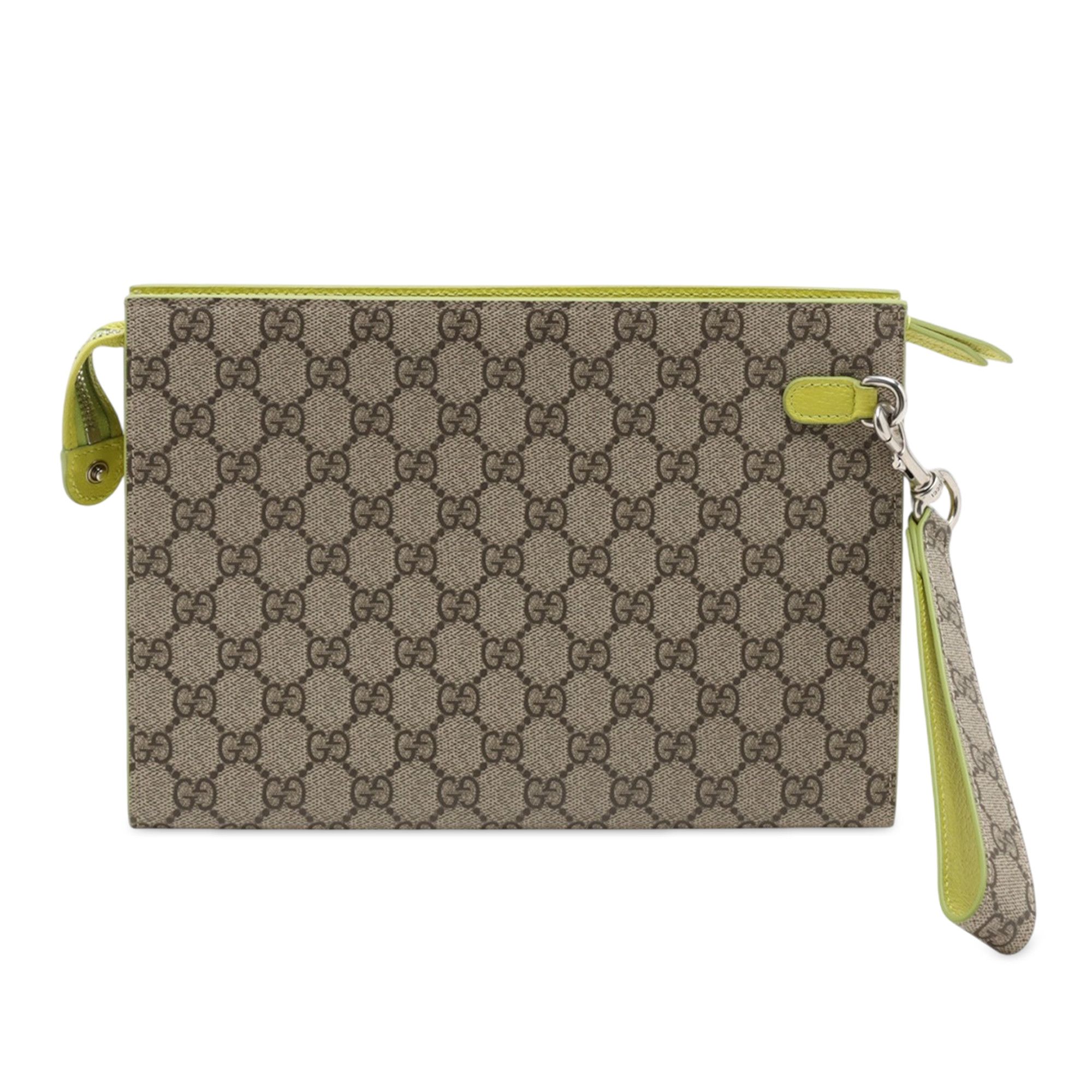 Gucci Gucci Small Bicolor GG Supreme Pouch Size ONE SIZE - 2 Thumbnail