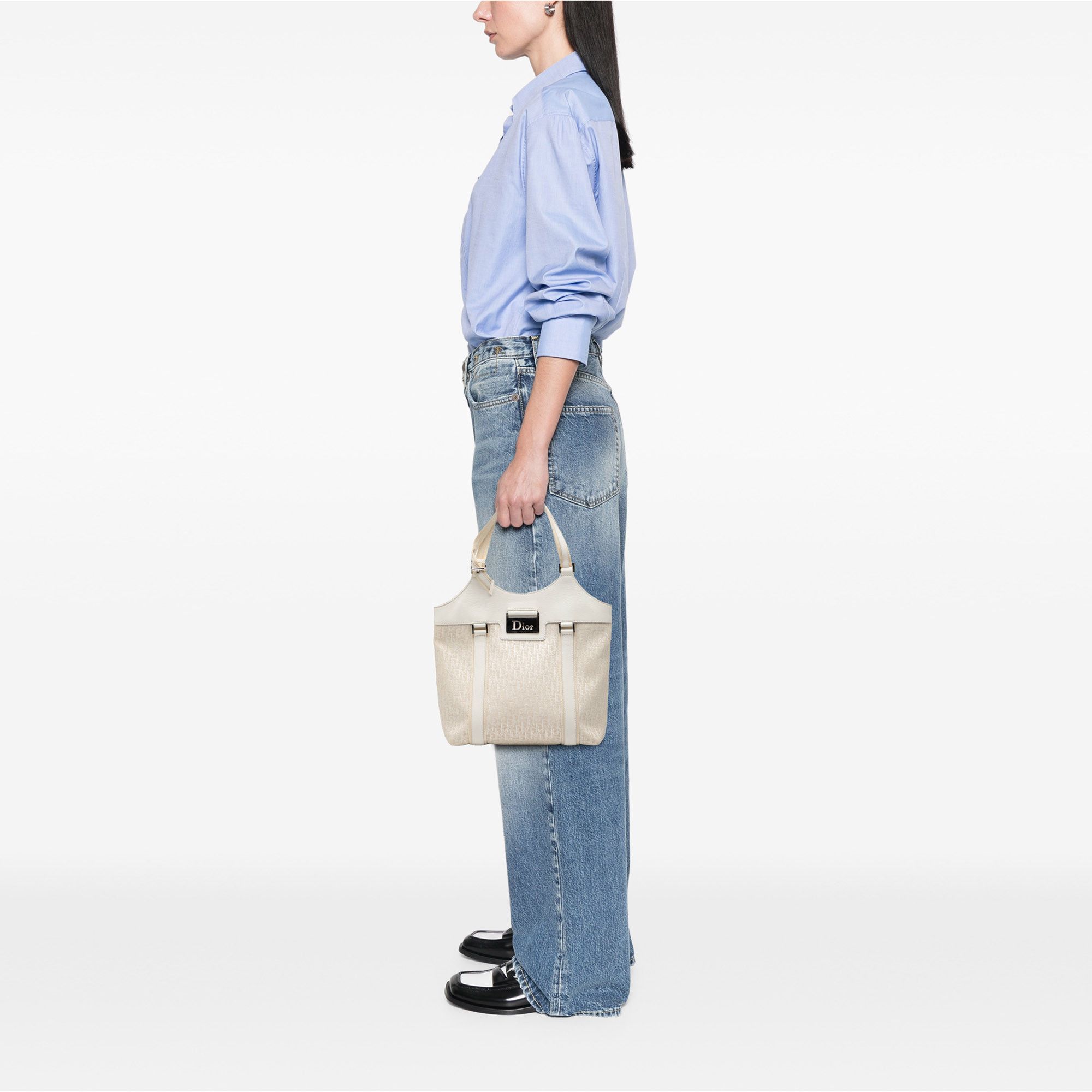 Dior Dior Diorissimo Trotter Canvas Street Chic Tote Size ONE SIZE - 7 Thumbnail