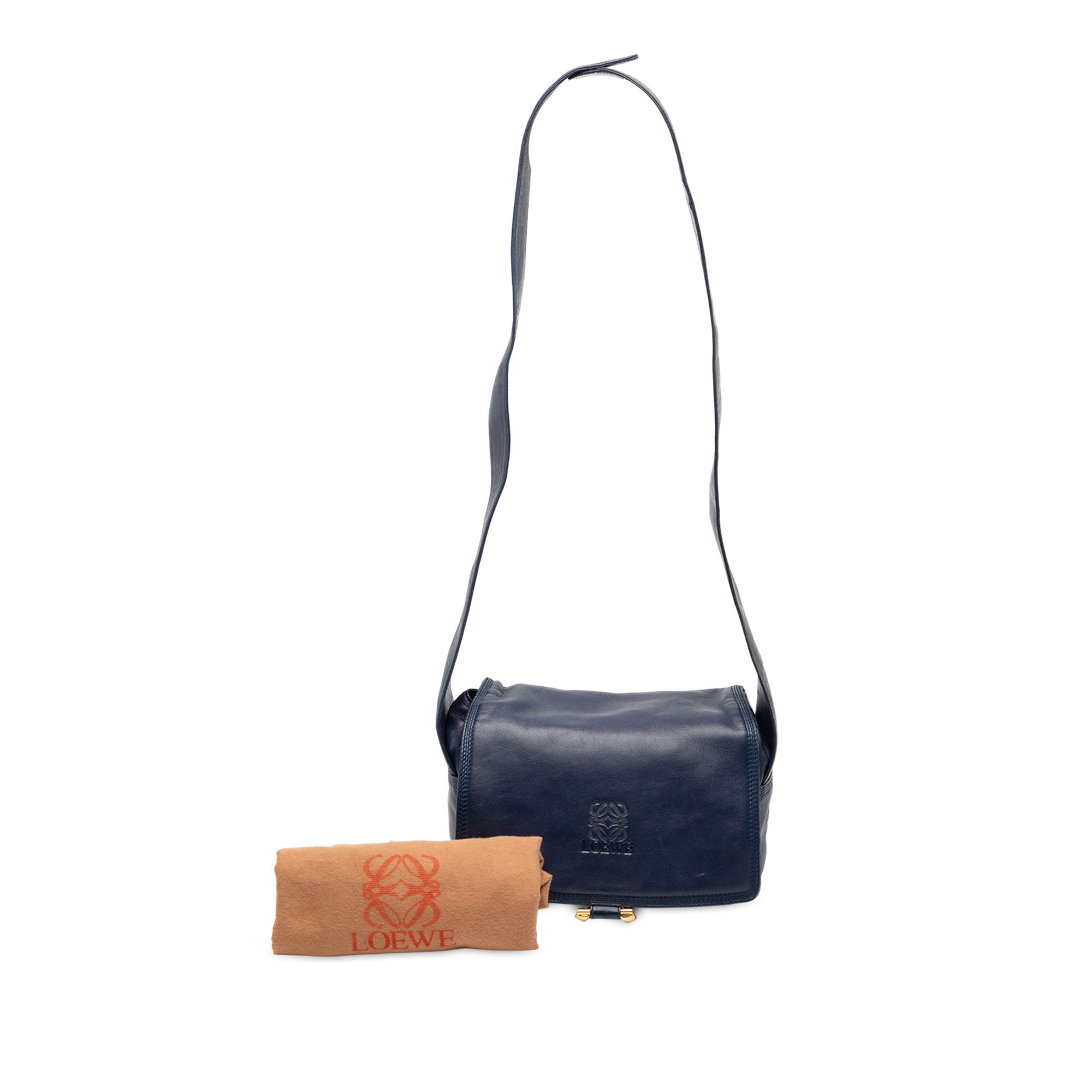 Loewe LOEWE Anagram Leather Flap Crossbody Size ONE SIZE - 7 Thumbnail